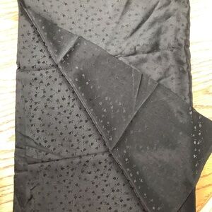 Silky Black Fabric